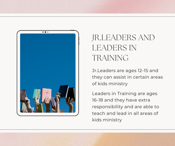 Jr.Leaders/ Leaders in Training 