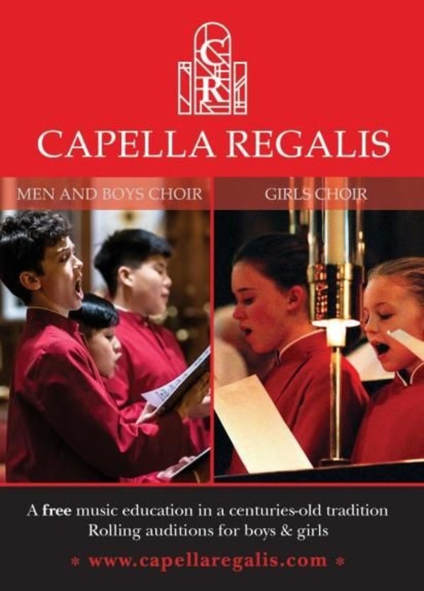 Capella Regalis Choir Auditions 
