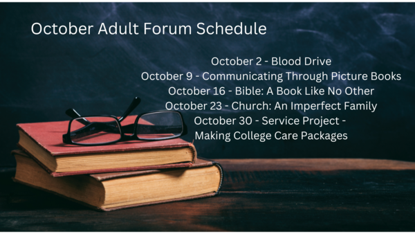 October Adult Forum