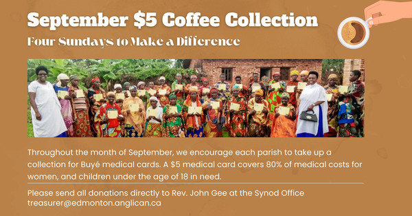 $5 Coffee Fundraiser for Medical Care Coverage in Buyé Diocese