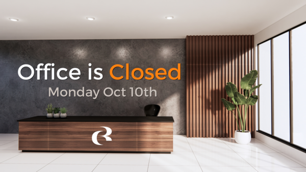 Office Closed Oct 10th