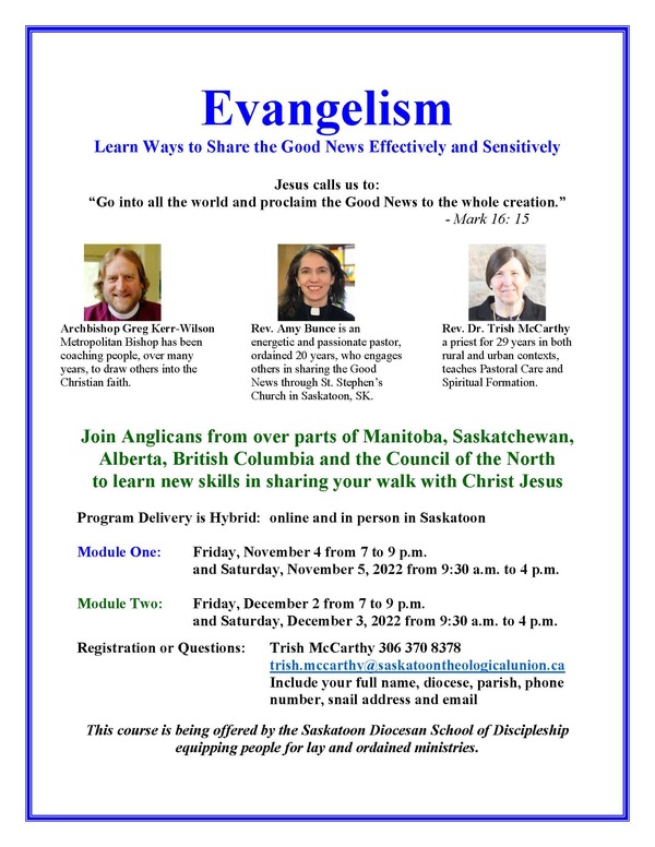 Evangelism Course in two Modules