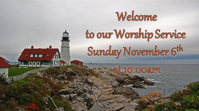 Sunday November 6 Livestream Service