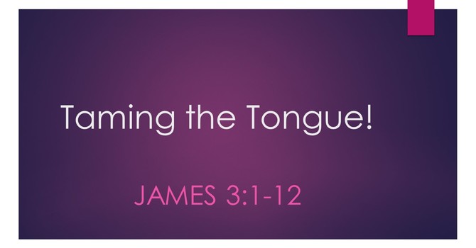 Taming the Tongue!