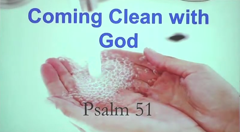 Coming Clean with God