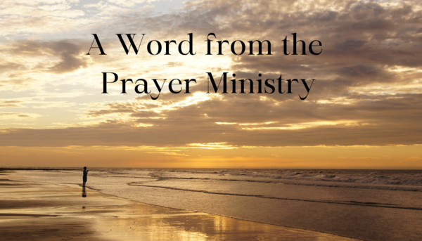 Prayer Ministry - An Advent Invitation