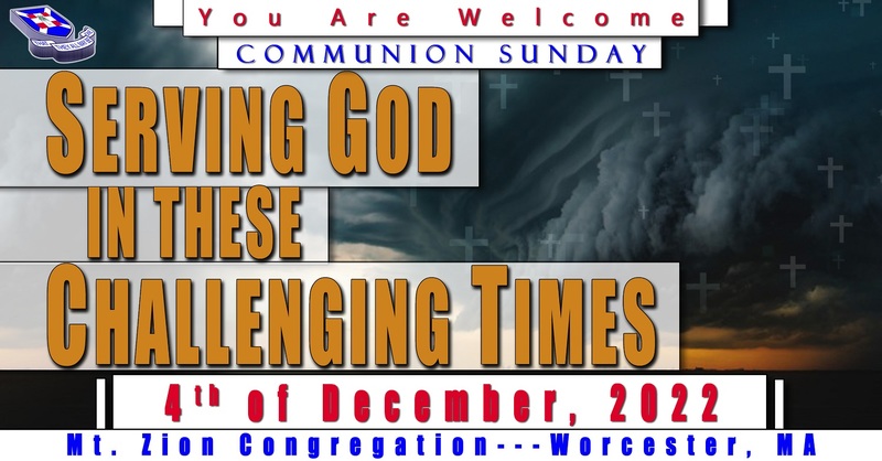 Serving God in These Challenging Times