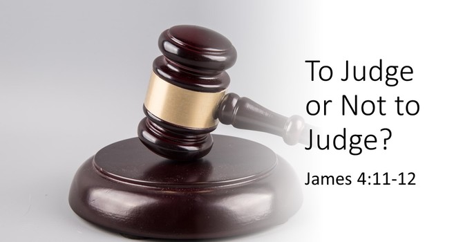 To Judge or Not to Judge?