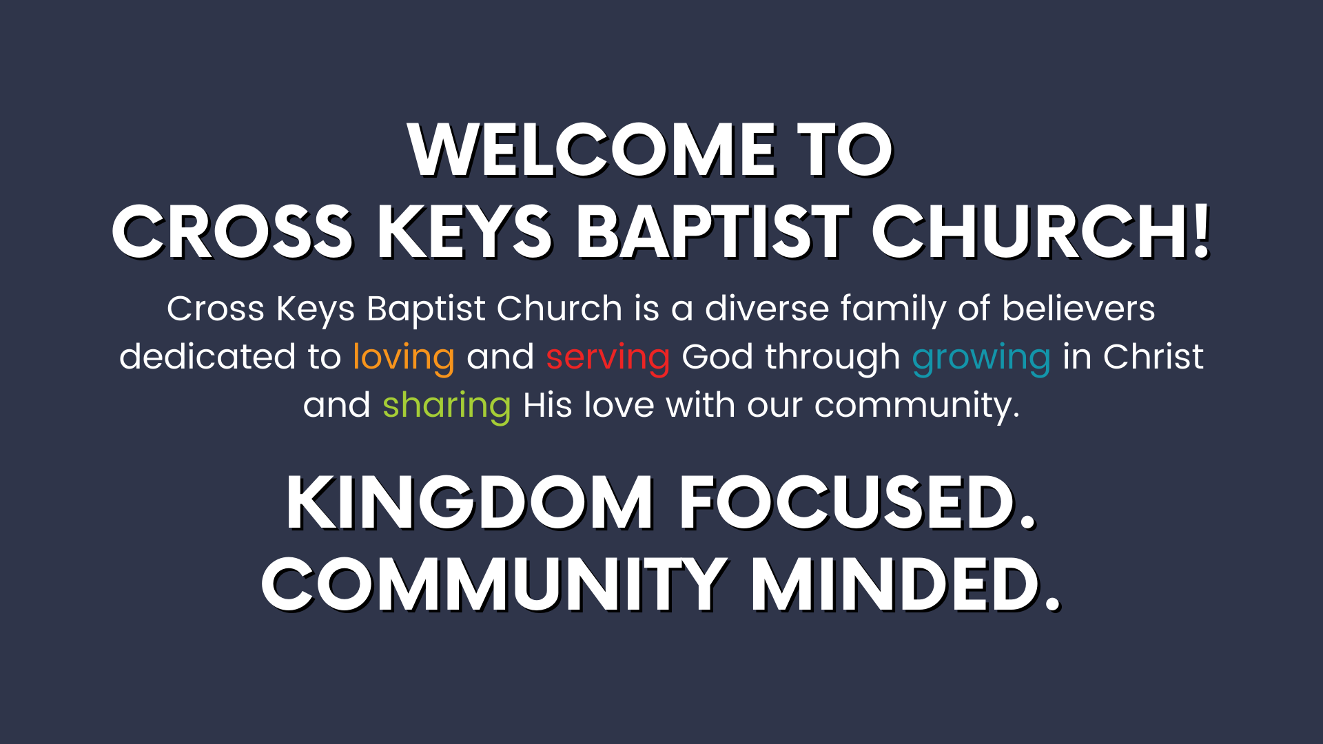 Cross Keys Baptist Church 2