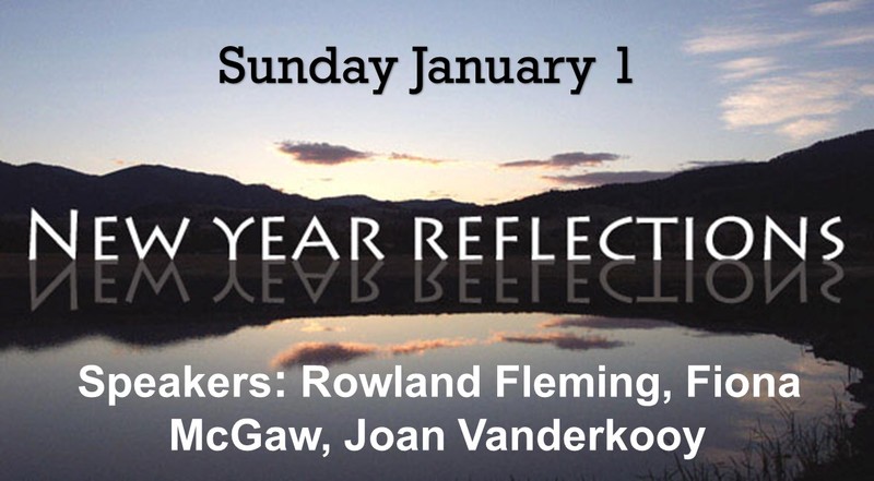 Message entitled New Year Reflections