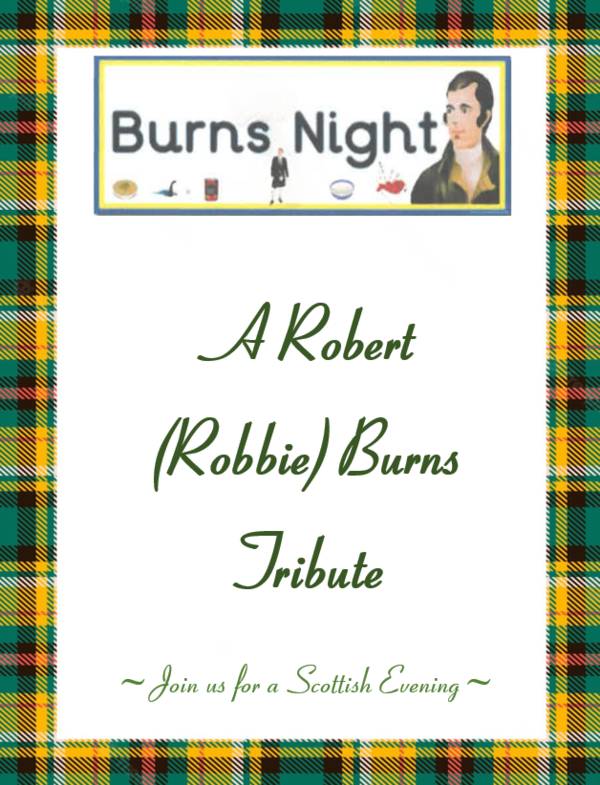 A Robert (Robbie) Burns Tribute