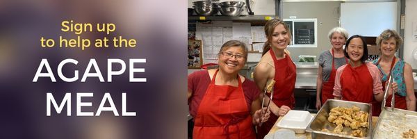 Agape Meal · Fri Feb 3 · The Mustard Seed