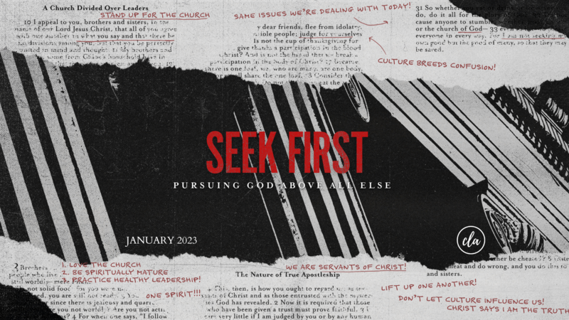 Seek First - Part 1