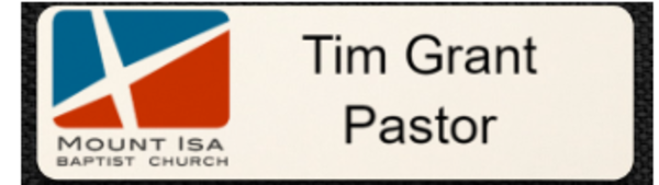 NAME BADGE