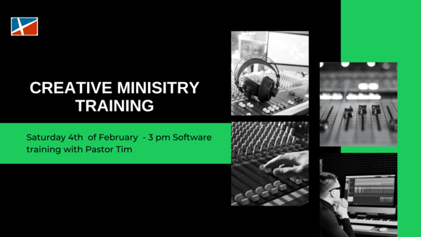 CREATIVE MINISTRY'S TRAINING