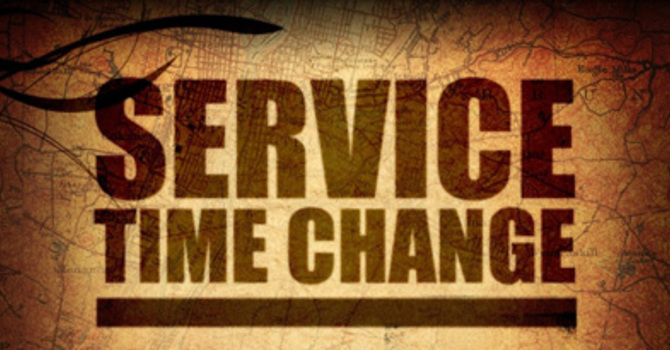 Sunday Morning Worship, 9am this week only