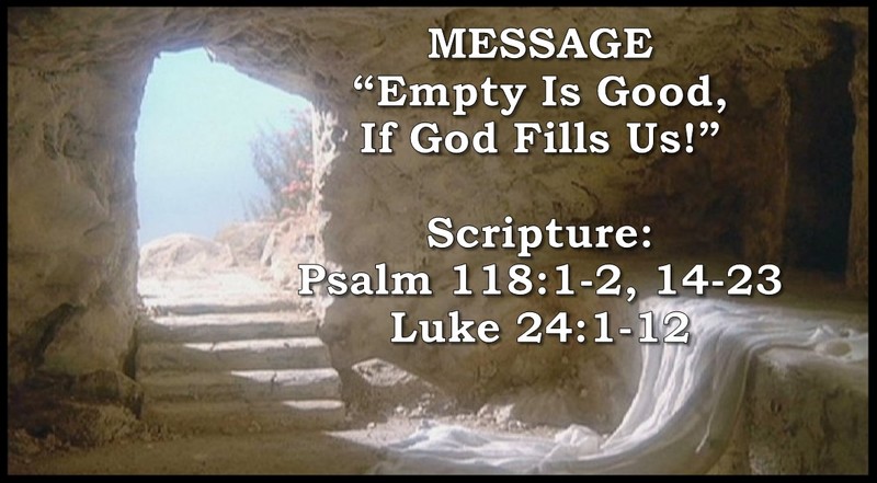 Sunday April 9 Message