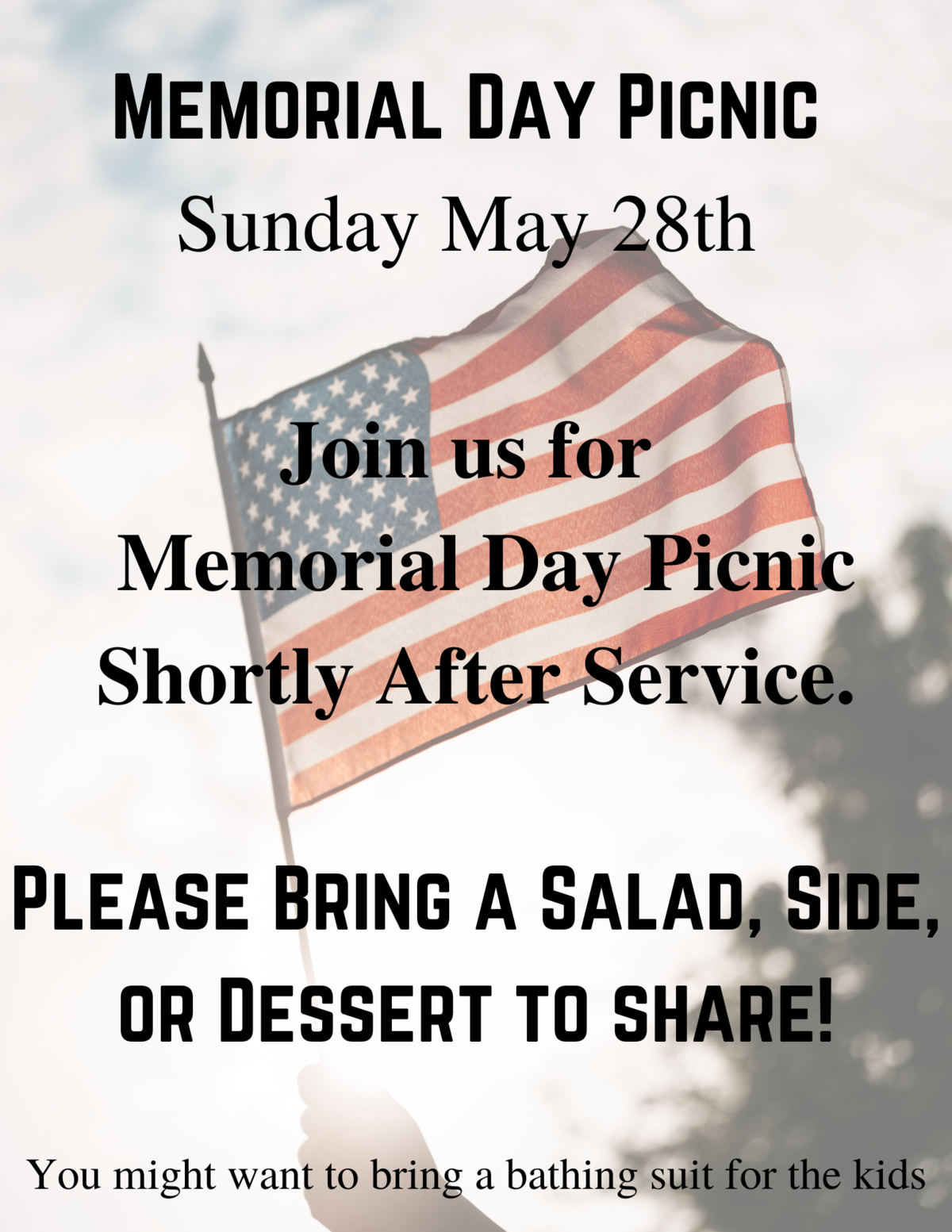 Memorial Day Picnic Family Ministry Calvary Chapel Carson City