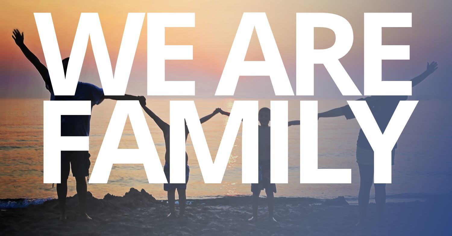 Sweat Enfant "We Are Family" Avec Ours - Taille 6 Ans - 50% Coton, 50% Polyester - Imprimé En France, Toulouse