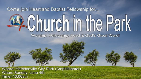 Church in the Park on June 4