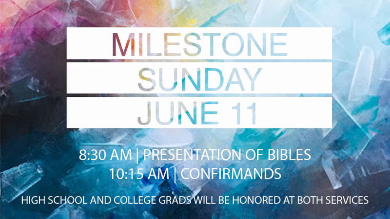 Milestone Sunday | 3rd Grade Bible Presentation