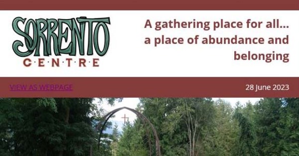 Sorrento Centre Newsletter