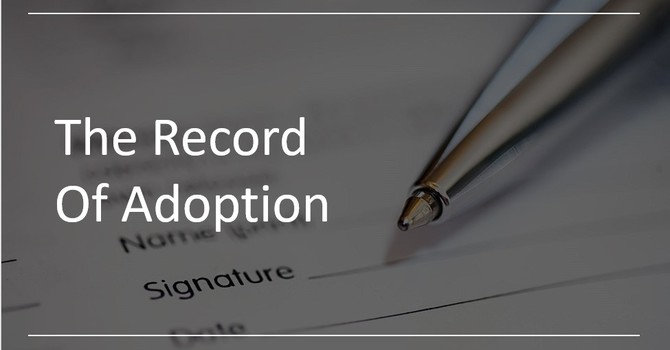 The Record Of Adoption
