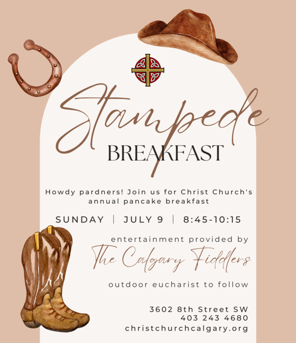 Christ Church, Calgary invites you to their Stampede Breakfast
