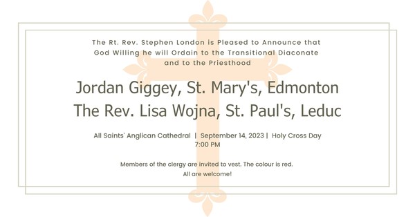 Ordination to the Diaconate and to the Priesthood