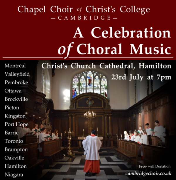 CHAPEL CHOIR OF CHRIST'S COLLEGE, UK