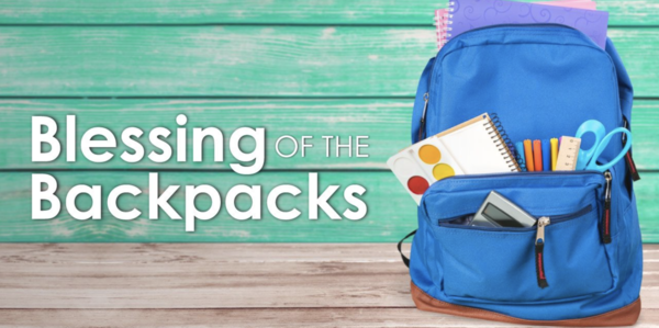 Blessing of the Backpacks