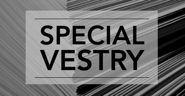 Special Vestry