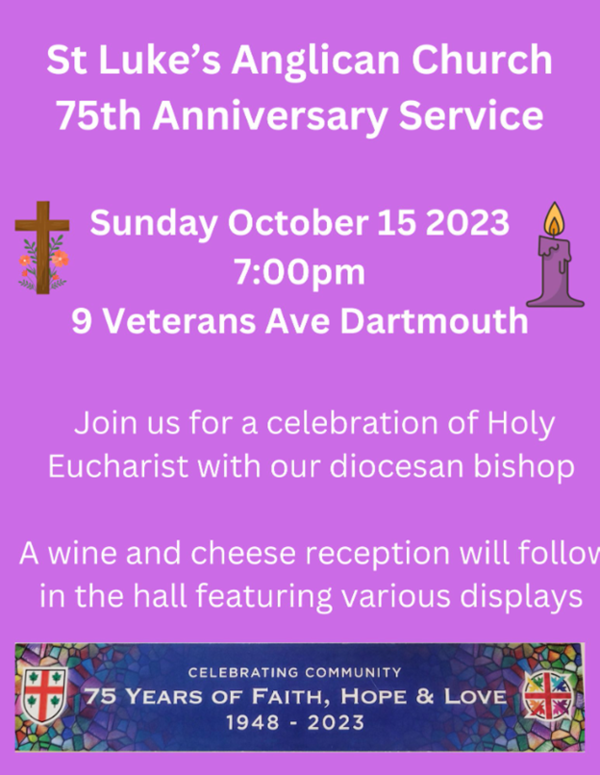 St. Luke`s 75th Anniversary Service