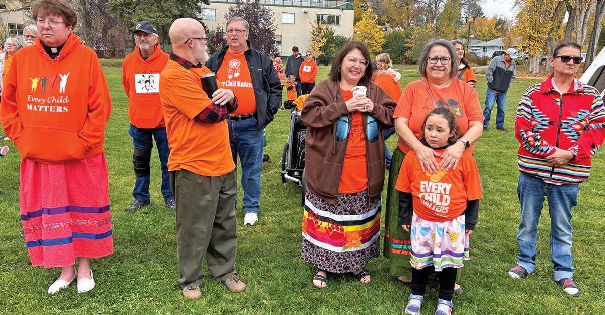 Wetaskiwin Truth and Reconciliation Day Begins with Smudge and Pipe