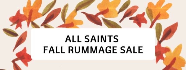 All Saints Fall Rummage Sale
