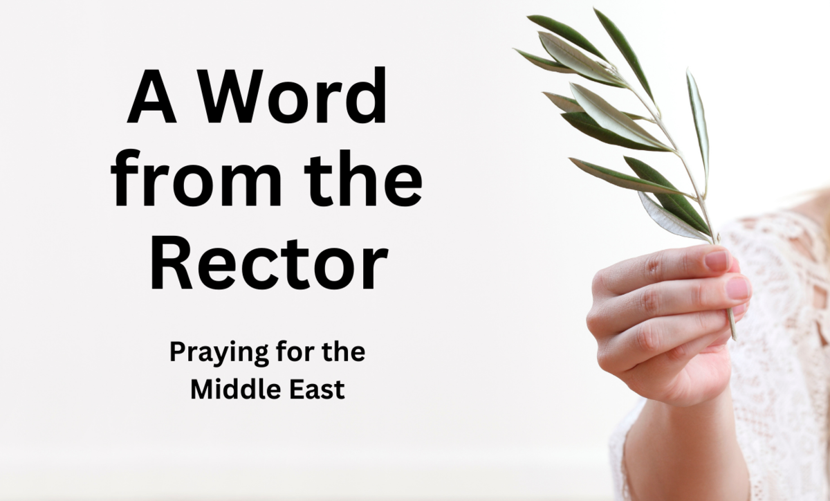 A Word from The Rector: | St. Francis-in-the-Wood Church