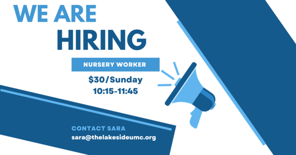 Nursery Worker Needed