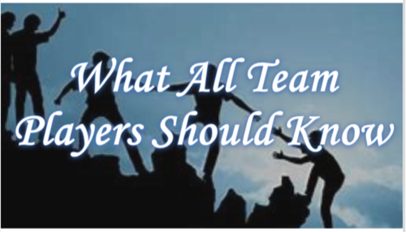 What All Team Players Should Know