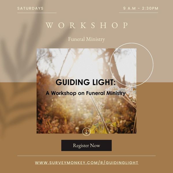 REGIONAL FUNERAL WORKSHOPS - MORE DATES!