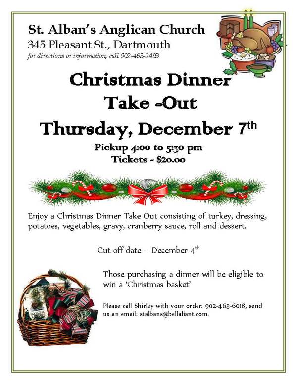 Christmas Dinner Take Out