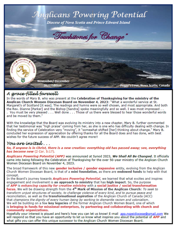 Anglicans Powering Potential