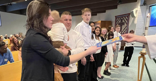 Bishop Steve Celebrates Confirmations and Baptisms in Spruce Grove