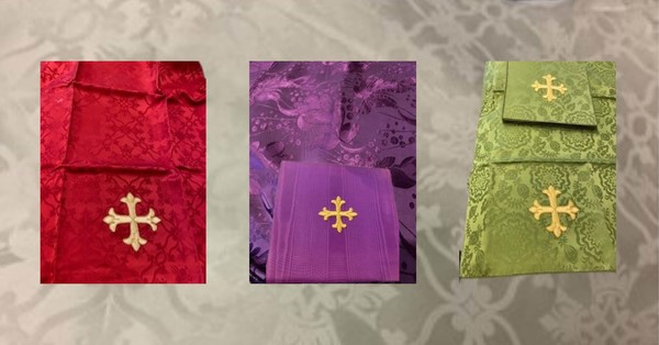 SJE Offering Altar Clothes to Good Home