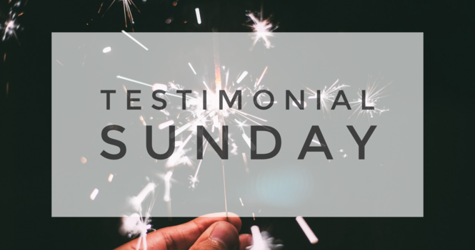 Testimonial Sunday