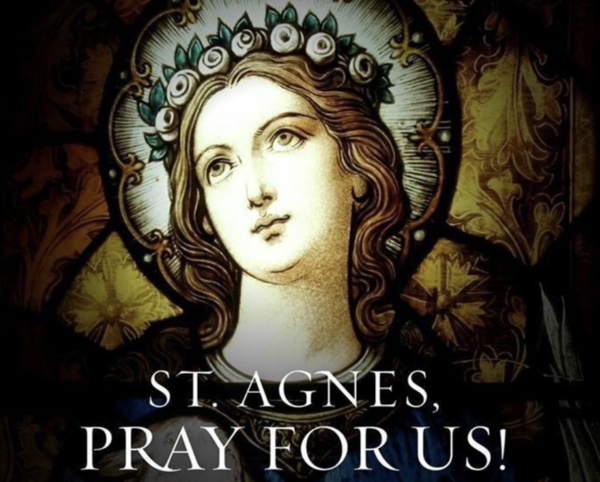 On January 21st we remember St.Agnes of Rome. 