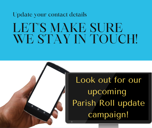 Parish Roll update starts next week!
