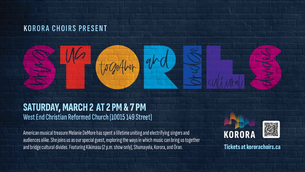 Korora Choir's Stories Concert to Feature Melanie DeMore Music