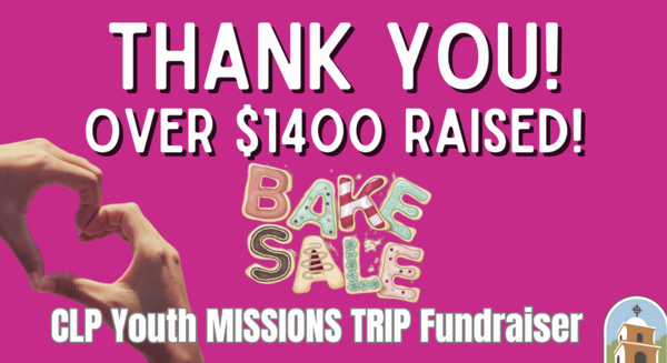 Thank You Church Family!