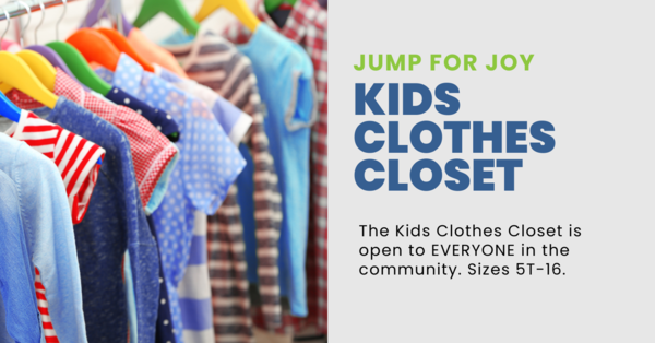 Jump for Joy Kid's Clothes Closet