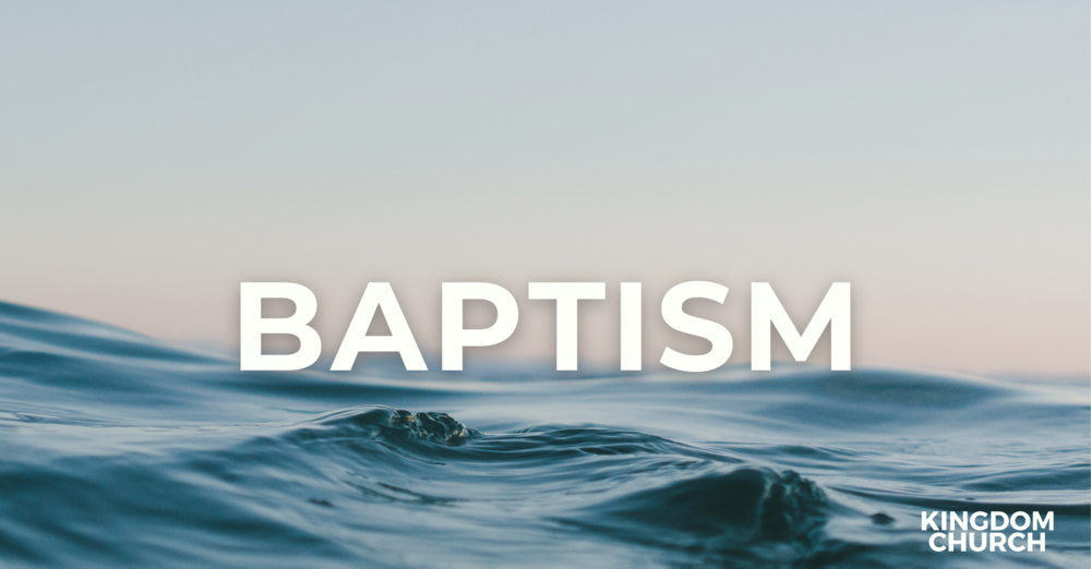 Baptism Sunday